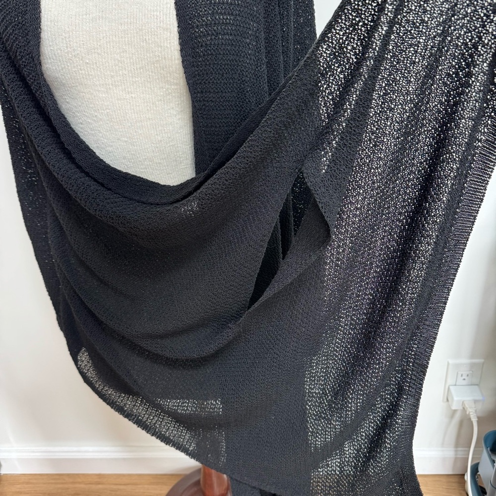 Ruti Haven Knit Wrap Cardigan Women S/M Drapey Crossover Relaxed - Picture 6 of 13